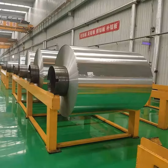 Recipiente de alimentos doméstico grau 8011 8079 folha de rolo de alumínio para uso em cozinha